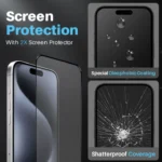 NORTHJO 5 in 1 Magsafe Clear Phone Case with 2pcs Screen Film + 2pcs Rear Lens Film, For iPhone 15 Pro Max, For iPhone 15 Pro, For iPhone 15 Plus, For iPhone 15, For iPhone 14 Plus, For iPhone 14... - Image 5