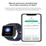 G18 1.83 inch Color Screen Smart Watch Silicone Strap, Support  Noninvasive Blood Sugar / Uric Acid - Image 2
