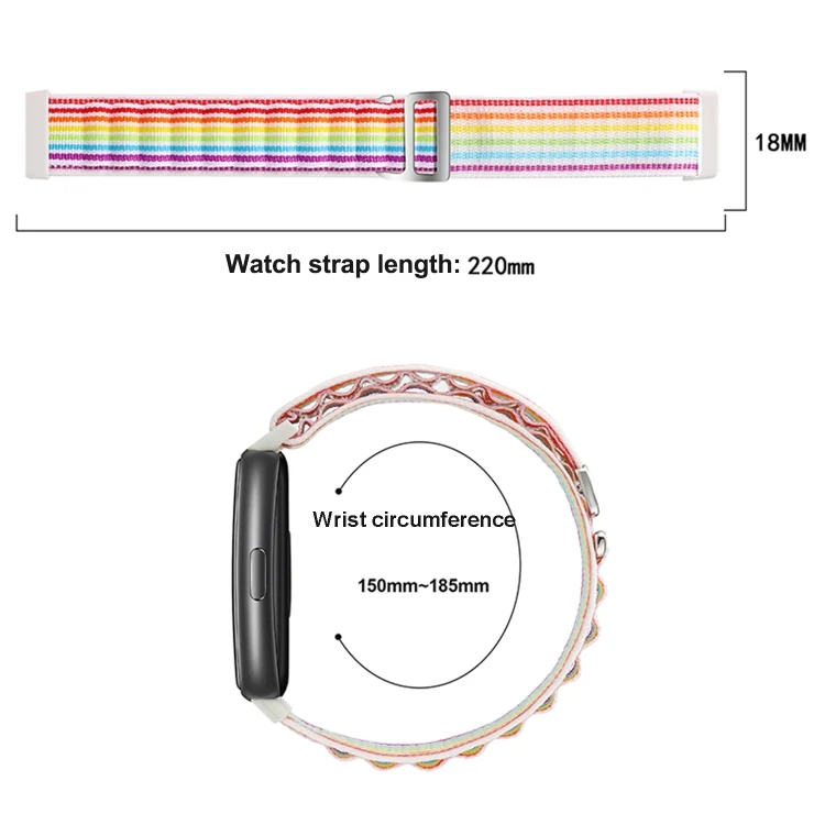 SYA0025671_B4.webp For Huawei Band 8 / 9 Loop Nylon Watch Band - Image 5