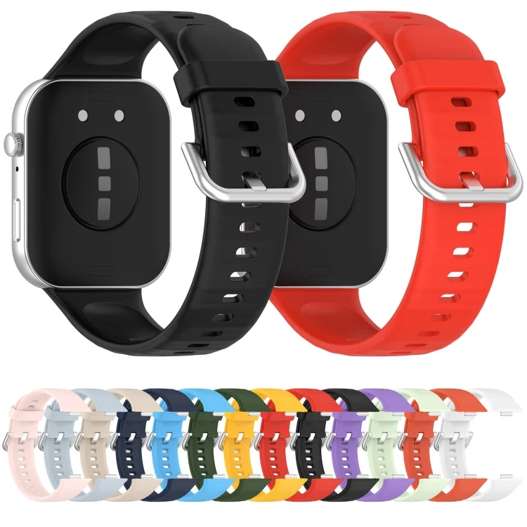 SYA0025686_B2.webp Silver Buckle Silicone Sports Watch Band - Image 3