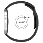 Wavy Dot Texture Silicone Sports Watch Band - Image 5