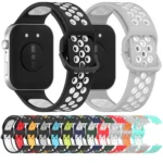 Two Color Silicone Sports Watch Band - Image 3