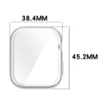 Full Coverage TPU Electroplated Watch Protective Case - Image 3