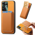 Retro Magsafe Card Bag PU Back Cover Phone Case, For OPPO Reno11 F, For OPPO Find X7 5G