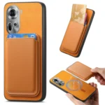 Retro Magsafe Card Bag PU Back Cover Phone Case, For OPPO Reno11 Global, For OPPO Reno11 Pro 5G Global