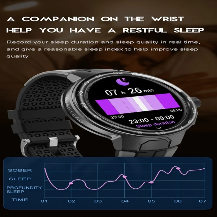SYA0025797_B4.webp EX103 1.55 inch Color Screen Smart Watch, Support Bluetooth Call / Heart Rate Monitoring - Image 5