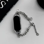 Beaded Bracelet Metal Watch Band - Image 7