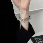 Beaded Bracelet Metal Watch Band - Image 6