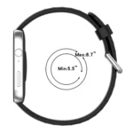 For Huawei Watch Fit3 Silicone Soft Watch Band + Clear Watch Protective Case Set - Image 5