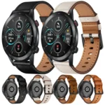 For Honor Magic 22mm SX Connector Metal Button Switch Leather Watch Band - Image 2