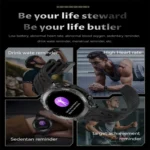 KC82 1.45 inch Color Screen Smart Watch, Support Bluetooth Call / Health Monitoring - Image 5