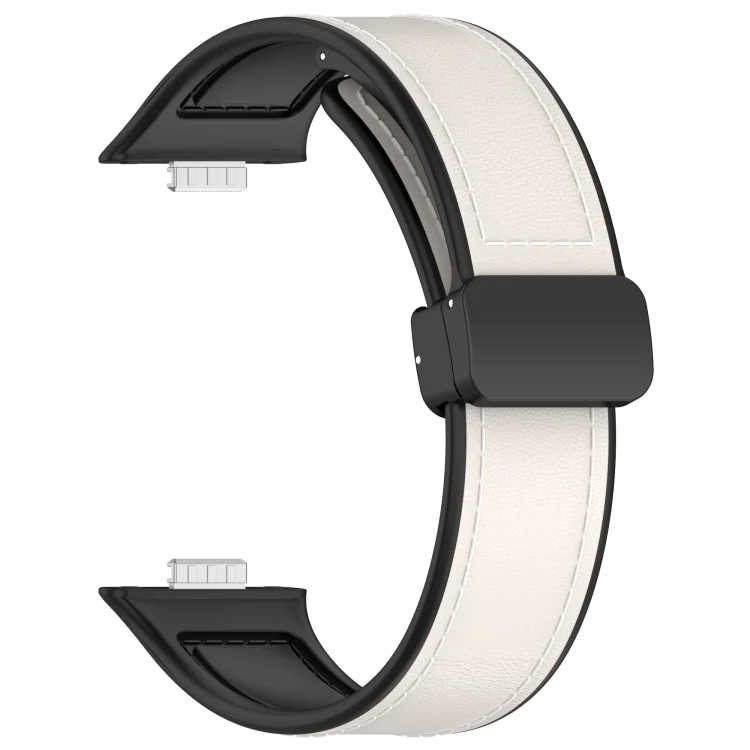SYA002608201A_1.webp Folding Buckle Silicone Fitted Leather Watch Band - Image 7