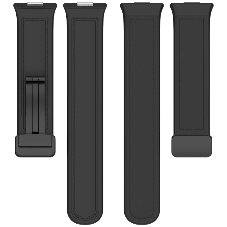 SYA0026082_B5.webp Folding Buckle Silicone Fitted Leather Watch Band - Image 6