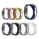 Full Coverage TPU Electroplated Watch Protective Case - Image 2
