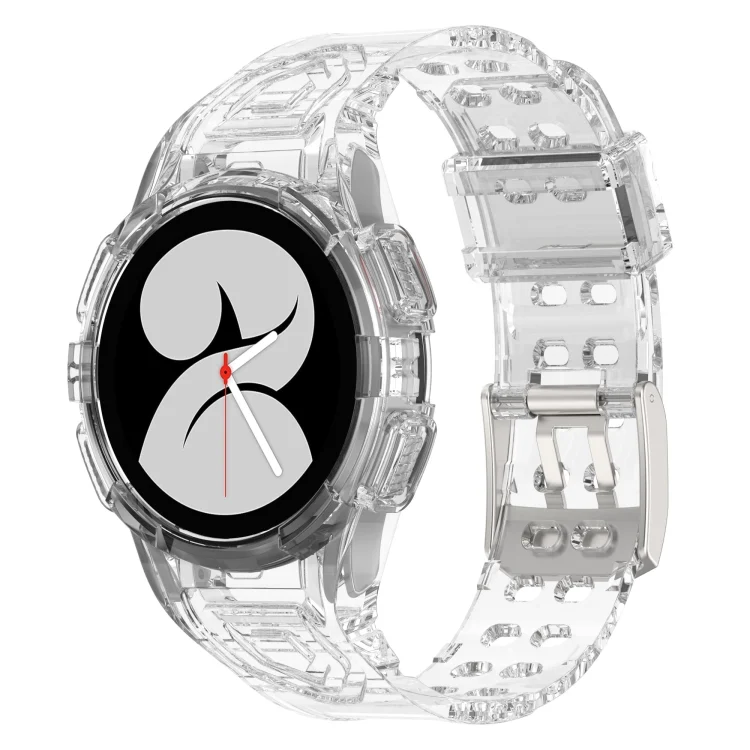 For Samsung Galaxy Watch FE / Watch6 / Watch6 Classic Armored TPU Integrated Watch Band