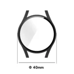 For Samsung Galaxy Watch FE 40mm PC + Tempered Glass Film Integrated Watch Protective Case - Image 3