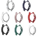 For Samsung Galaxy Watch FE 40mm PC + Tempered Glass Film Integrated Watch Protective Case - Image 5