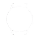 For Samsung Galaxy Watch FE 40mm Half Pack Hollow PC Watch Protective Case - Image 5