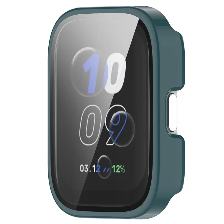 For Amazfit bip5 Unity PC + Tempered Glass Film Integrated Watch Protective Case