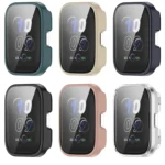 For Amazfit bip5 Unity PC + Tempered Glass Film Integrated Watch Protective Case - Image 3