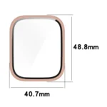 For Amazfit bip5 Unity PC + Tempered Glass Film Integrated Watch Protective Case - Image 6