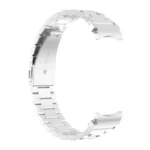 Three Bead Stainless Steel Metal Watch Strap - Image 8