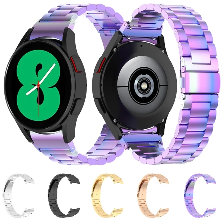SYA0026163_B1.webp Three Bead Stainless Steel Metal Watch Strap - Image 2