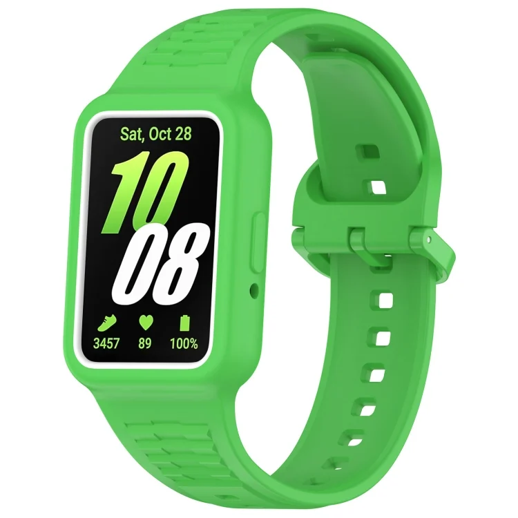 For Samsung Galaxy Fit3 Two Color Frame Integrated Silicone Watch Band