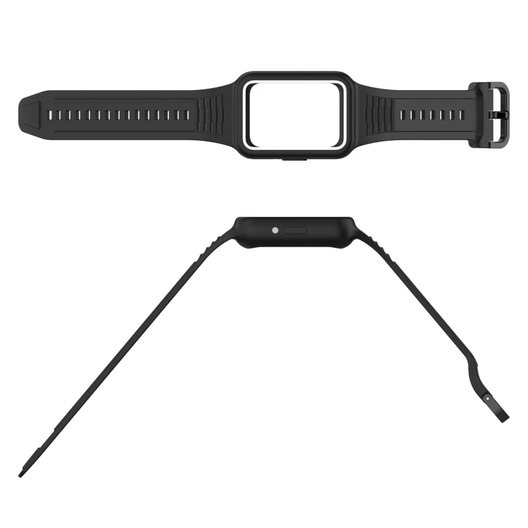 SYA0026175_B4.webp For Samsung Galaxy Fit3 Two Color Frame Integrated Silicone Watch Band - Image 5
