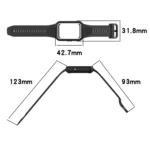 Two Color Frame Integrated Silicone Watch Band - Image 5