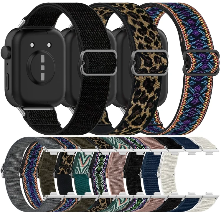SYA0026186_B2.webp For Huawei Watch Fit 3 Ethnic Style Elastic Nylon Watch Band - Image 3