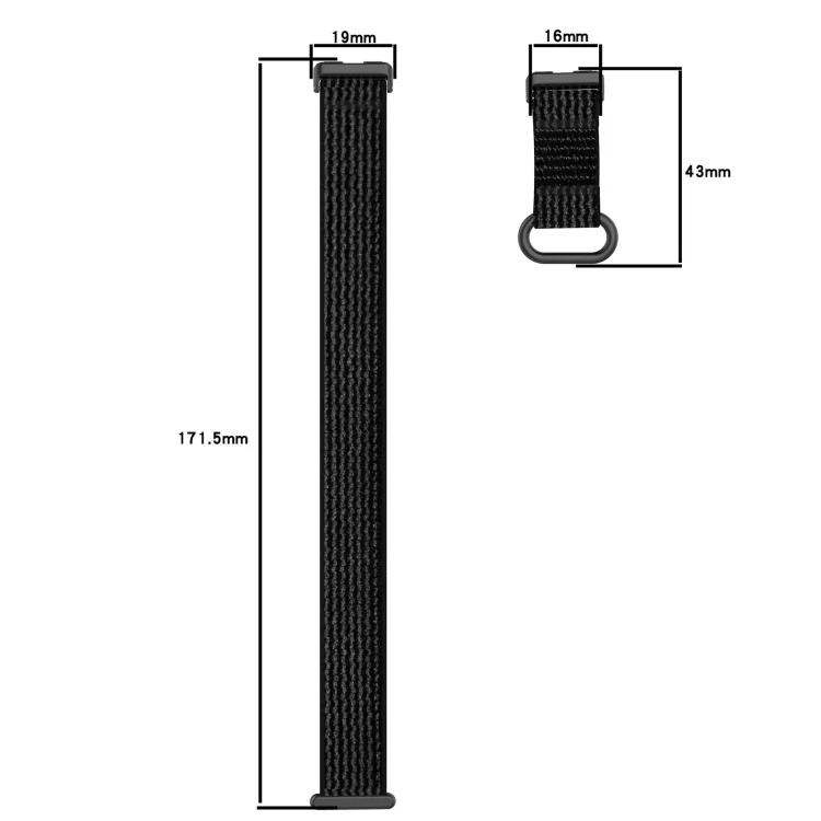 SYA0026188_B3.webp Loop Nylon Hook and Loop Fastener Watch Band - Image 4