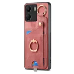 Retro Skin-feel Ring Card Bag Phone Case with Hang Loop, For Redmi K60 / 60 Pro, For Xiaomi 12T / Redmi K50 Ultra - Image 3