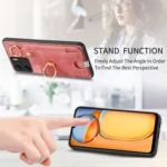 Retro Skin-feel Ring Card Bag Phone Case with Hang Loop, For Redmi K60 / 60 Pro, For Xiaomi 12T / Redmi K50 Ultra - Image 8
