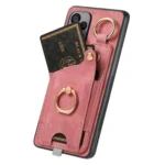 Retro Skin-feel Ring Card Bag Phone Case with Hang Loop, For Redmi Turbo 4 Pro, For Redmi Turbo 4, For Xiaomi Poco X7 Pro - Image 4