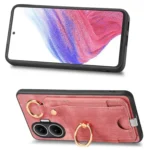 Retro Skin-feel Ring Card Bag Phone Case with Hang Loop, For Redmi Turbo 4 Pro, For Redmi Turbo 4, For Xiaomi Poco X7 Pro - Image 5
