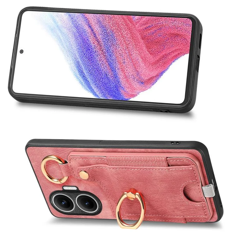 SYA002619842A_3.webp Retro Skin-feel Ring Card Bag Phone Case with Hang Loop, For Redmi Turbo 4 Pro, For Redmi Turbo 4, For Xiaomi Poco X7 Pro - Image 5