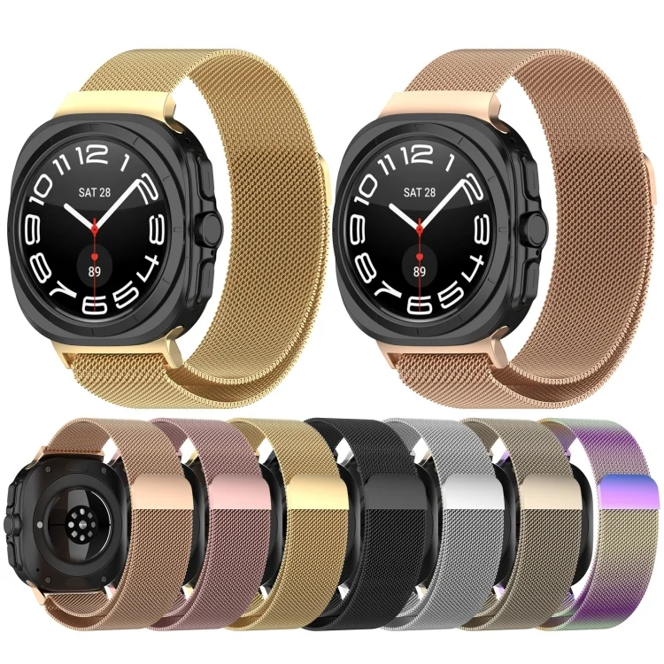 SYA0026227_B1.webp For Samsung Galaxy Watch Ultra 47mm Milan Magnetic Metal Steel Watch Band - Image 2