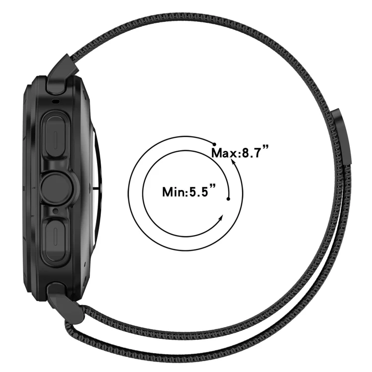 SYA0026227_B2.webp For Samsung Galaxy Watch Ultra 47mm Milan Magnetic Metal Steel Watch Band - Image 3