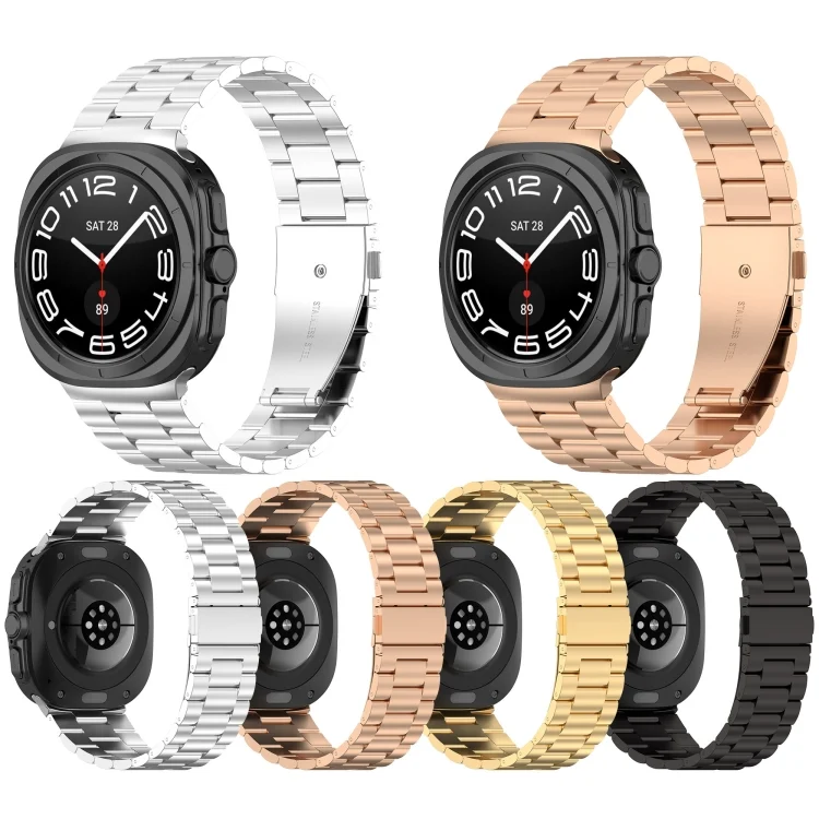 SYA0026232_B1.webp For Samsung Galaxy Watch Ultra 47mm Three Beads Stainless Steel Metal Watch Band - Image 2