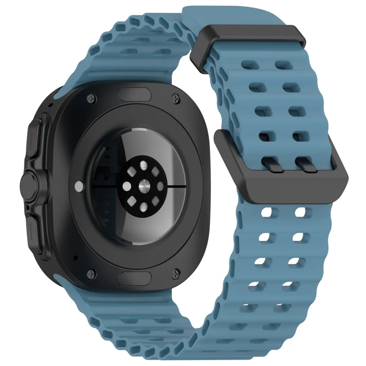 SYA002623301A_1.webp For Samsung Galaxy Watch Ultra 47mm Ocean Hole Dual Buckle Silicone Watch Band - Image 8