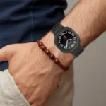 For Samsung Galaxy Watch Ultra 47mm Hole Style Magnetic Folding Buckle Silicone Watch Band - Image 6