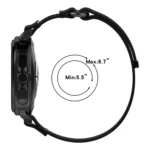 For Samsung Galaxy Watch Ultra 47mm Hook and Loop Fastener Loop Nylon Watch Band - Image 4