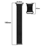 For Samsung Galaxy Watch Ultra 47mm Hook and Loop Fastener Loop Nylon Watch Band - Image 5
