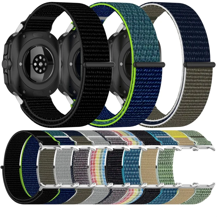SYA0026240_B2.webp For Samsung Galaxy Watch Ultra 47mm Loop Nylon Hook and Loop Fastener Watch Band - Image 3
