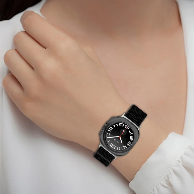 SYA0026240_B5.webp For Samsung Galaxy Watch Ultra 47mm Loop Nylon Hook and Loop Fastener Watch Band - Image 6