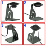 For  Fitbit Ace LTE Aluminum Alloy Watch Charging Stand with Charger - Image 4