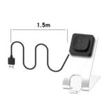 For  Fitbit Ace LTE Aluminum Alloy Metal Bracket Watch Charger, Length: 1.5m - Image 2