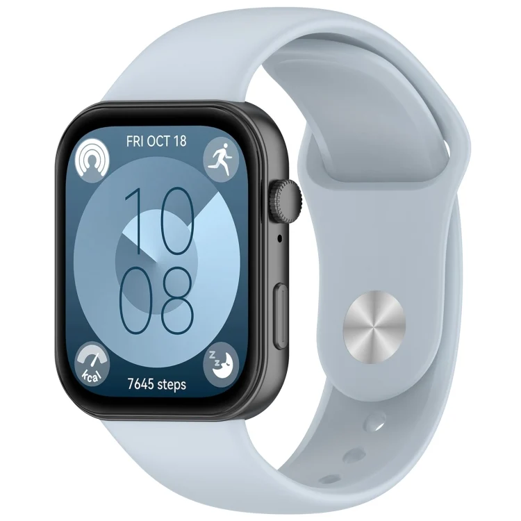 SYA002628401A.webp For Huawei Watch Fit3 Solid Color Reverse Buckle Silicone Watch Band - Image 1