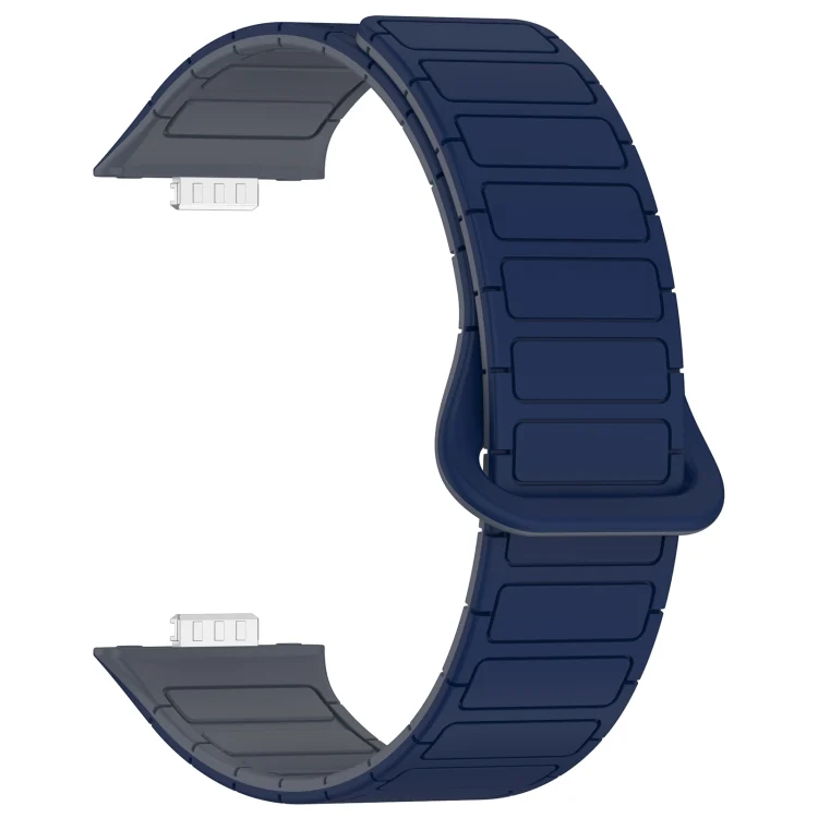 SYA002628501A_2.webp For Huawei Watch Fit3 Color Buckle Two Color Magnetic Silicone Watch Band - Image 8